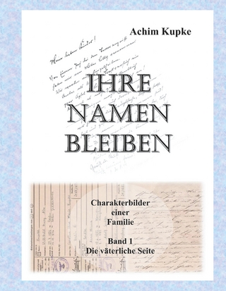 Ihre Namen bleiben