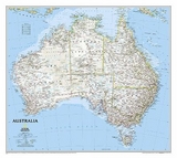 Australia Classic Flat - Maps, National Geographic