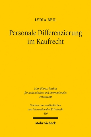 Personale Differenzierung im Kaufrecht