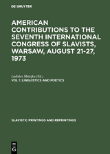 Linguistics and Poetics - 