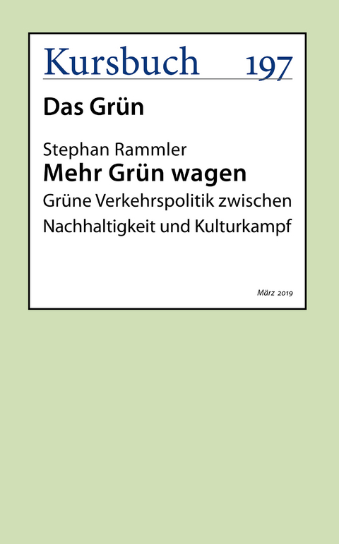Mehr Gr&uuml;n wagen - Prof. Dr. Stephan Rammler