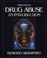 Drug Abuse - Abadinsky, Howard