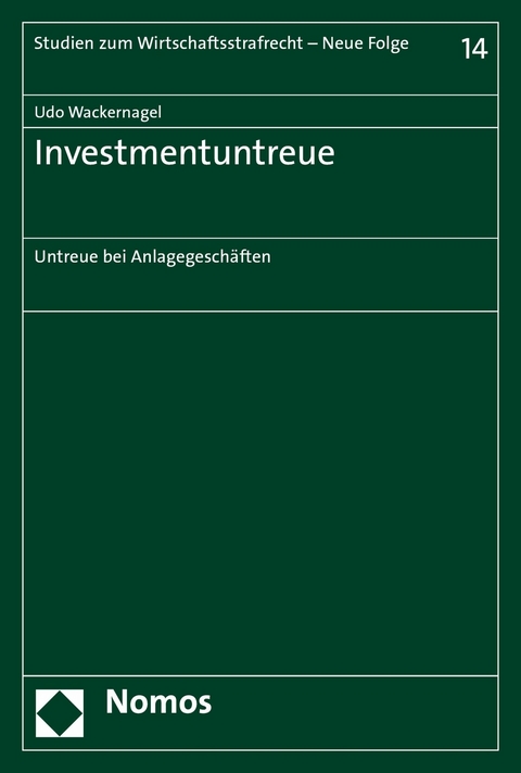 Investmentuntreue - Udo Wackernagel