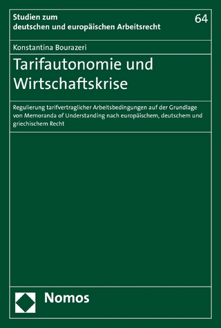 Tarifautonomie und Wirtschaftskrise