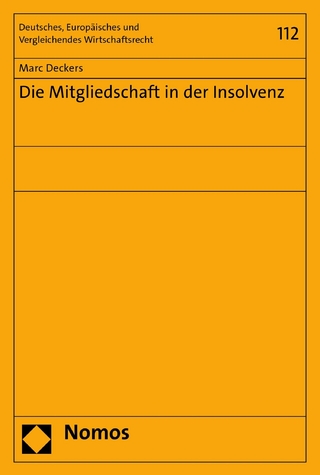 Die Mitgliedschaft in der Insolvenz