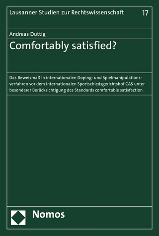 Comfortably satisfied?