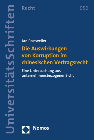 Die Auswirkungen von Korruption im chinesischen Vertragsrecht