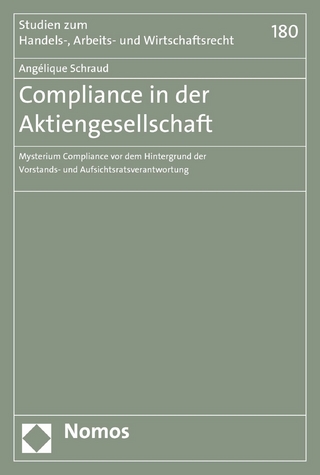 Compliance in der Aktiengesellschaft