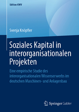 Soziales Kapital in interorganisationalen Projekten - Svenja Kn&ouml;pfler