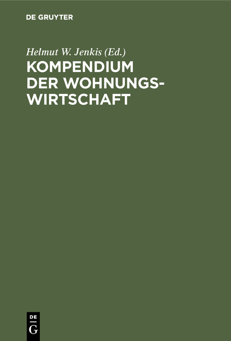 Kompendium der Wohnungswirtschaft - 