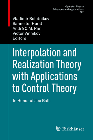 Interpolation and Realization Theory with Applications to Control Theory