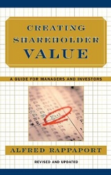 Creating Shareholder Value - Rappaport, Alfred