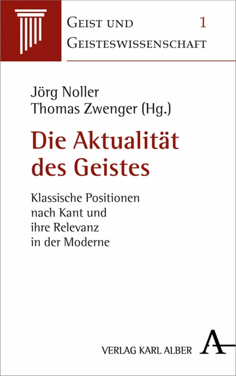 Die Aktualit&auml;t des Geistes - 