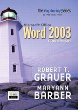Exploring Microsoft Word 2003 Comprehensive and Student Resource CD Package - Grauer, Robert T.; Barber, Maryann