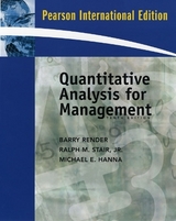 Quantitative Analysis for Management - Render, Barry; Stair, Ralph M.; Hanna, Michael E.