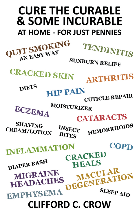 Cure the Curable & Some Incurable, at Home - for Just Pennies - Clifford C. Crow