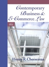 Contemporary Business and E-Commerce Law - Cheeseman, Henry R.