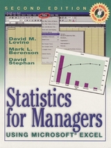 Statistics for Managers Using Microsoft Excel - Levine, David M.; Berenson, Mark L.; Stephan, David F.