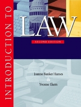 Introduction to Law - Hames, Joanne B.; Ekern, Yvonne