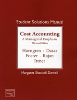 Student Solutions Manual - Horngren, Charles T.