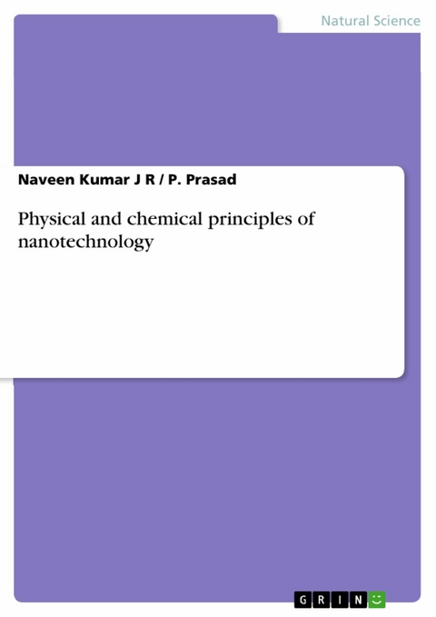 Physical and chemical principles of nanotechnology -  Naveen Kumar J R,  P. Prasad