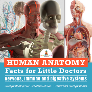 Human Anatomy Facts for Little Doctors : Nervous, Immune and Digestive Systems | Biology Book Junior Scholars Edition | Children's Biology Books