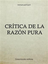 Cr&iacute;tica de la raz&oacute;n pura - Inmanuel Kant