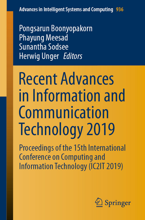 Recent Advances in Information and Communication Technology 2019 - 