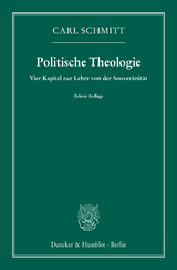 Politische Theologie. - Carl Schmitt