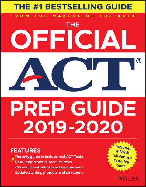 Official ACT Prep Guide 2019-2020, (Book + 5 Practice Tests + Bonus Online Content) -  ACT