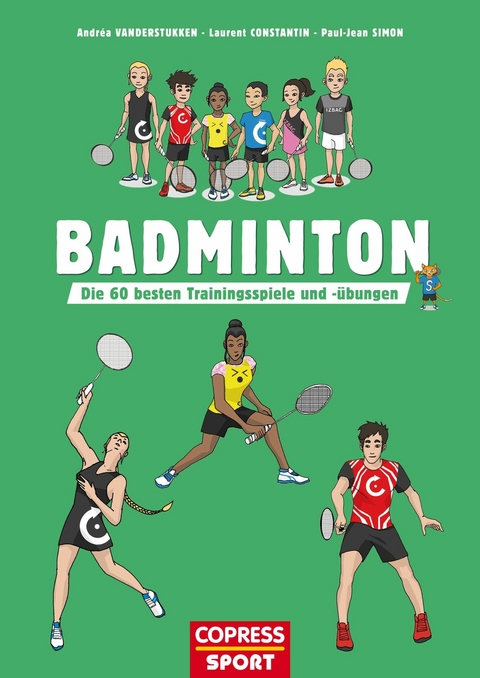 Badminton -  Andr&eacute;a Vanderstukken,  Laurent Constantin,  Paul-Jean Simon