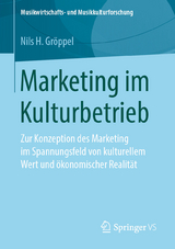 Marketing im Kulturbetrieb - Nils H. Gr&ouml;ppel