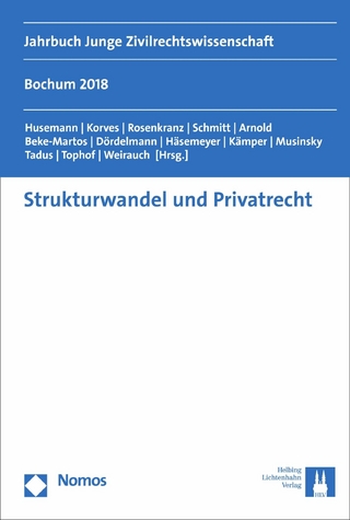 Strukturwandel und Privatrecht