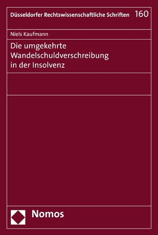 Die umgekehrte Wandelschuldverschreibung in der Insolvenz