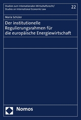 Der institutionelle Regulierungsrahmen f&uuml;r die europ&auml;ische Energiewirtschaft - Maria Sch&uuml;ler