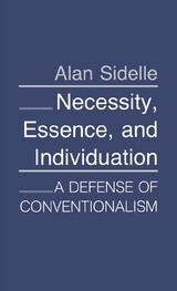 Necessity, Essence, and Individuation - Alan Sidelle