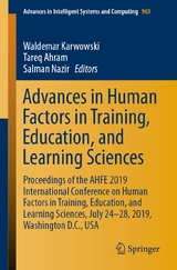 Advances in Human Factors in Training, Education, and Learning Sciences - 
