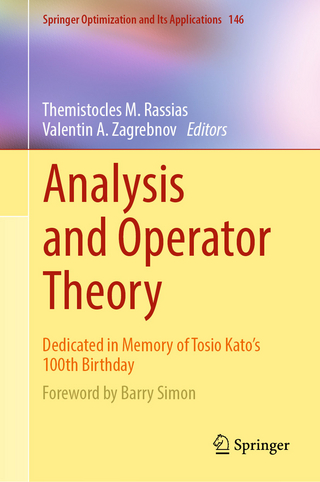 Analysis and Operator Theory
