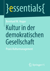 Kultur in der demokratischen Gesellschaft - Bernhard M. Hoppe