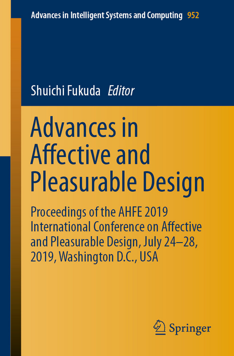 Advances in Affective and Pleasurable Design - 
