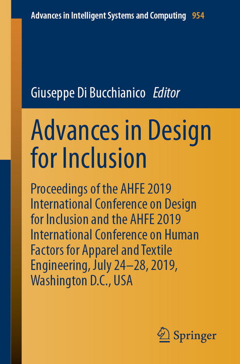 Advances in Design for Inclusion - 