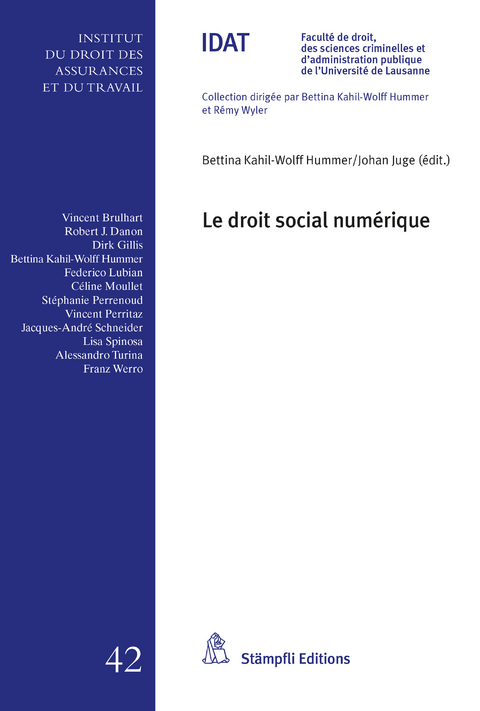 Le droit social num&eacute;rique - 