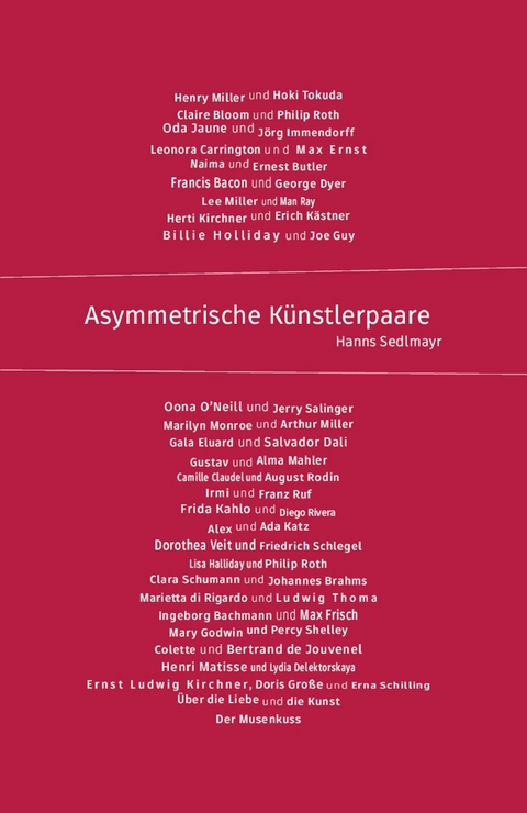 Asymmetrische K&uuml;nstlerpaare - Hanns Sedlmayr
