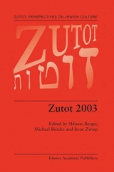 Zutot - Berger, Shlomo; Brocke, Michael; Zwiep, Irene E.