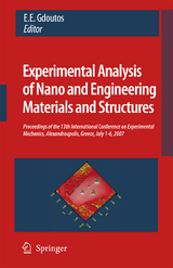 Experimental Analysis of Nano and Engineering Materials and Structures - 