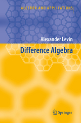 Difference Algebra - Alexander Levin