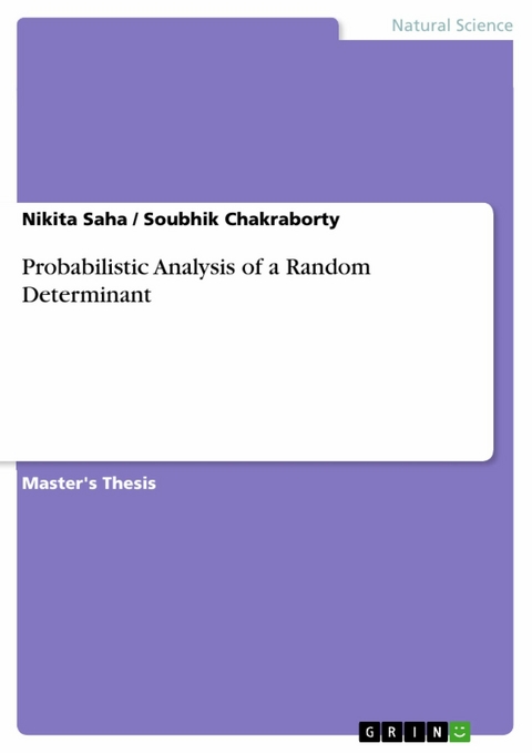 Probabilistic Analysis of a Random Determinant -  Nikita Saha,  Soubhik Chakraborty