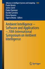 Ambient Intelligence – Software and Applications –,10th International Symposium on Ambient Intelligence - 