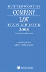 Butterworths Company Law Handbook - Walmsley, Keith