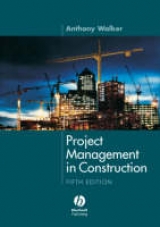 Project Management in Construction - Walker, Anthony